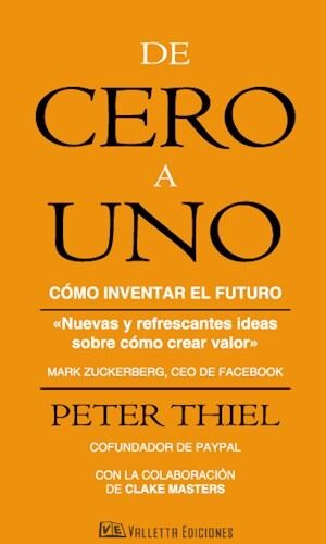 De cero a uno, THIEL, PETER