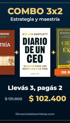Combo 3x2 Estrategia y maestría: Maestría, Diario de un CEO, La ciencia del éxito