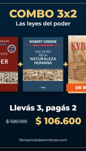 Combo 3x2 Las leyes del poder: Las 48 leyes del poder, Las leyes de la naturaleza humana, El Kybalion