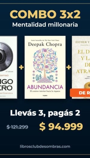 Combo 3x2 Mentalidad millonaria: El código del dinero, Abundancia, El dinero y la ley de la atracción